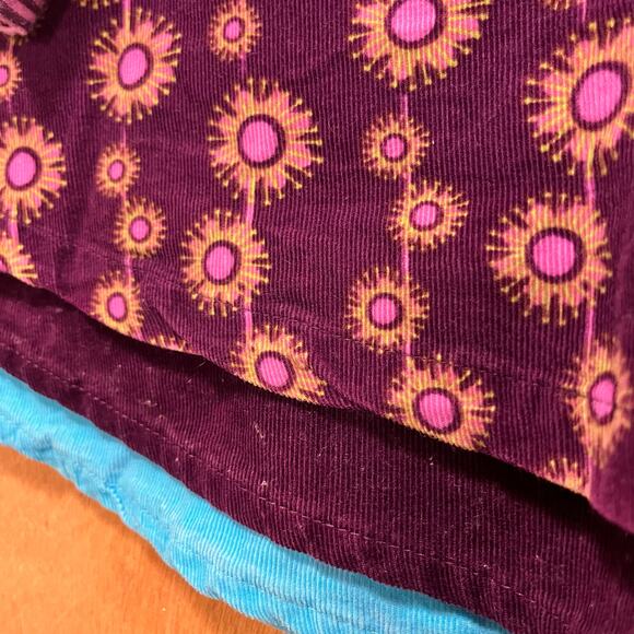 Me Too Danish Designs Dress Girl's 18-24 Months Corduroy Layered Skirt Floral - Picture 6 of 13